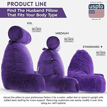 Amazon.com: Husband Pillow XXL – Reading Pillow Bed Chair